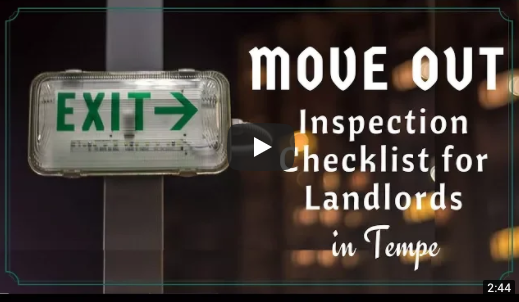 Move Out Inspection Checklist for Landlords in Tempe